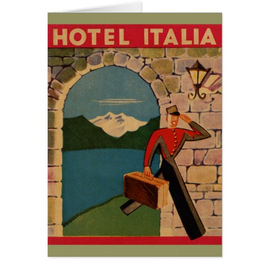 Vintage Travel - Hotel Italia (Front)
