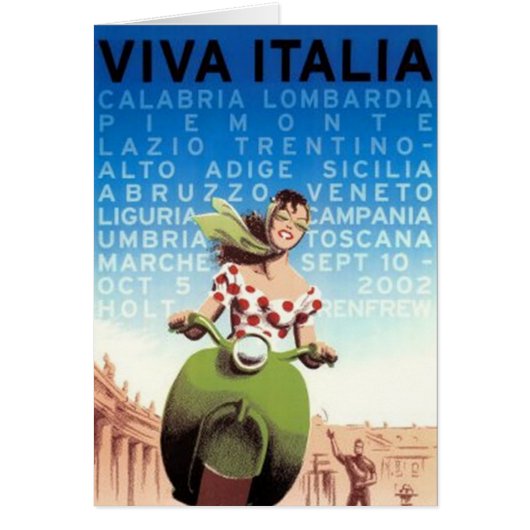 Vintage travel Italy - Cards (Front)