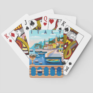Vintage Travel Italy Playing Cards
