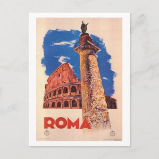 Vintage travel Italy, Rome  - Postcard