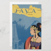 Vintage Travel Java Indonesia (Front/Back)