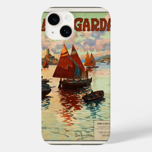 Vintage Travel Lago di Garda Lake Garda Italy Case_Mate iPhone 14 Case