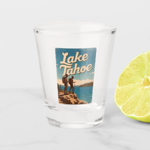 Vintage Travel Lake Tahoe California Retro Scenic Shot Glass