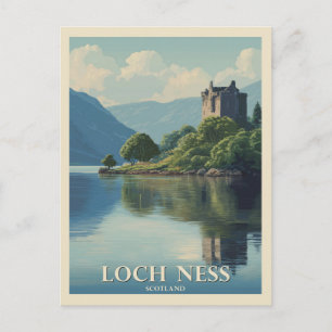 Vintage Travel Loch Ness Scotland Postcard