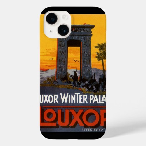 Vintage Travel Louxor Winter Palace Egypt Africa Case_Mate iPhone 14 Case