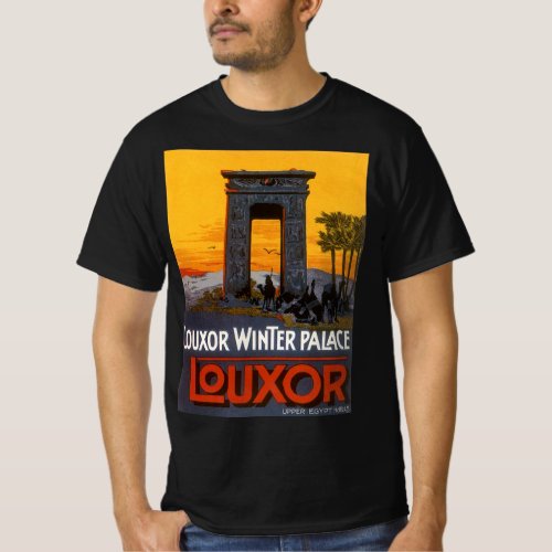 Vintage Travel Louxor Winter Palace Egypt Africa T_Shirt