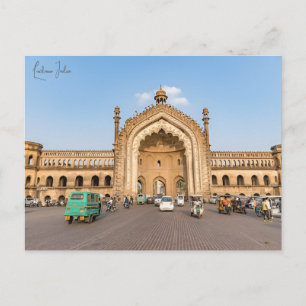 Vintage travel Lucknow India Vacation retro Postcard