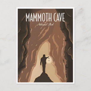 Vintage Travel Mammoth Cave National Park Kentucky Postcard