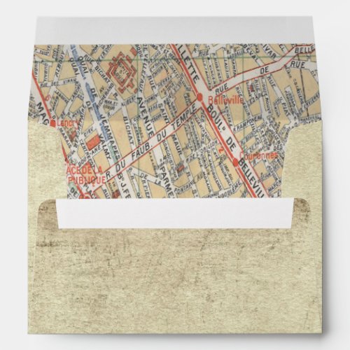 Vintage Travel Map Envelopes