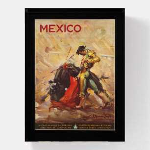 Vintage Travel Mexico Bull Fighting Matador Paperweight