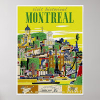 Vintage Travel - Montreal - Quebec - Canada