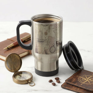 Vintage travel mug