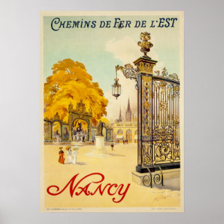 Vintage Travel - Nancy - France Poster