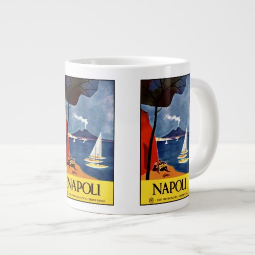 Vintage Travel Napoli Naples Italy mugs