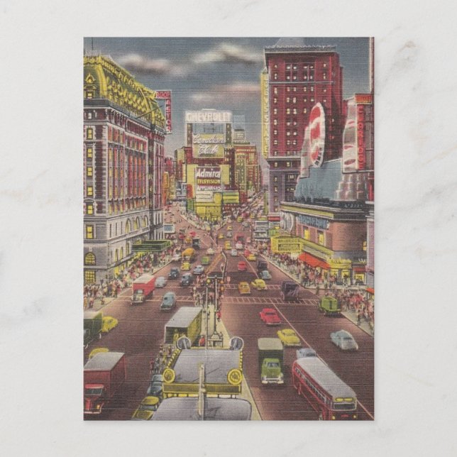 Vintage travel NewYork City USA - Postcard (Front)