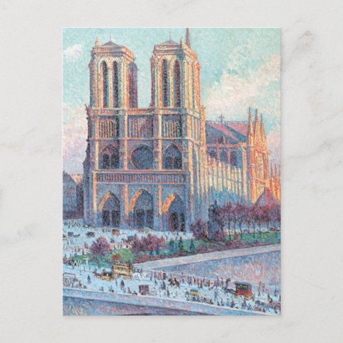Vintage Travel Notre Dame de Paris Postcard
