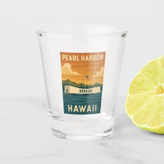 Vintage Travel Pearl Harbor Memorial Hawaii Retro