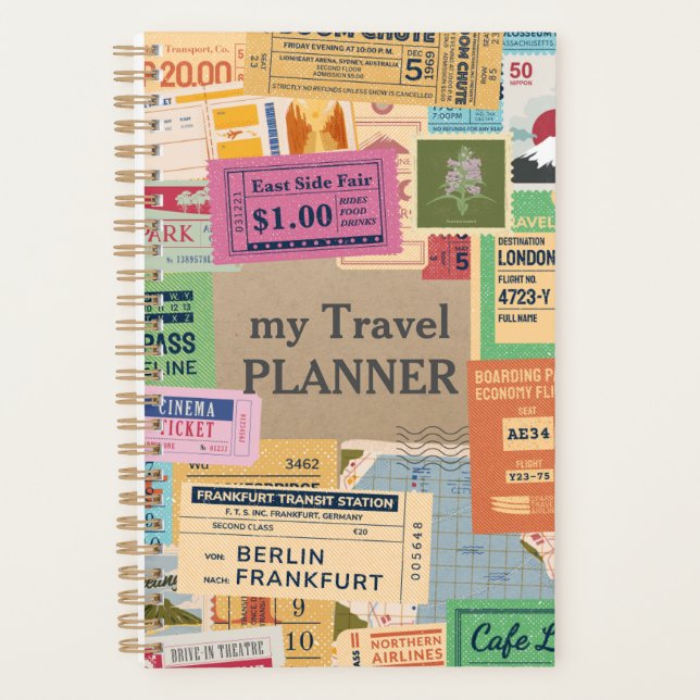 Vintage Travel  Planner (Front)
