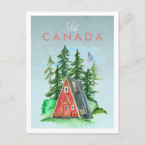 Vintage Travel Postcard  Canada