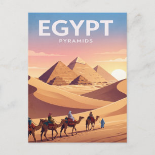 Vintage Travel Postcard Egypt