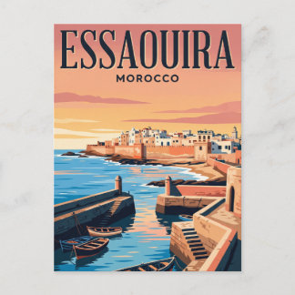 Vintage Travel Postcard | Essaouira, Morocco