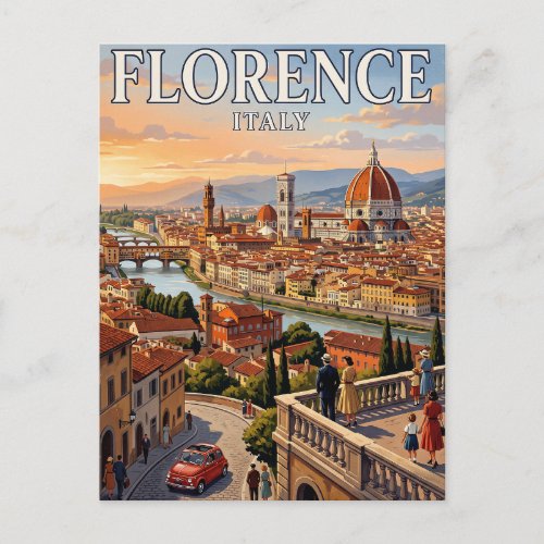 Vintage Travel Postcard | Florence, Italy