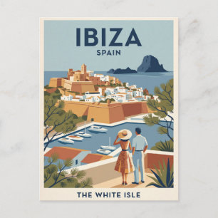 Vintage Travel Postcard Ibiza Spain