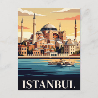 Vintage Travel Postcard | Istanbul