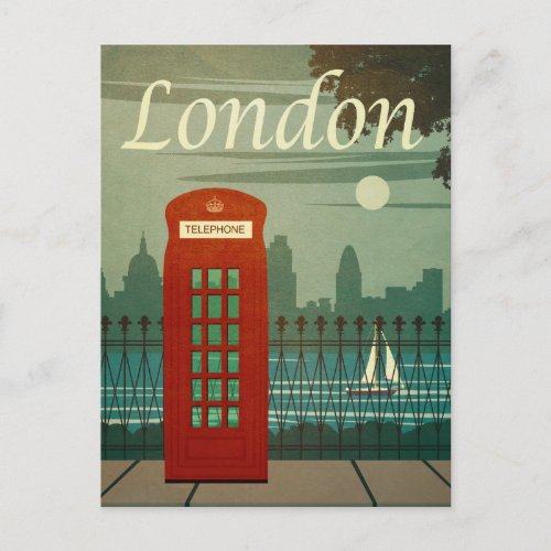 Vintage Travel Postcard _ London