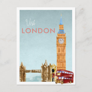 Vintage Travel Postcard   London