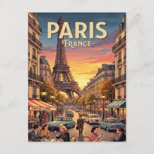 Vintage Travel Postcard Paris France