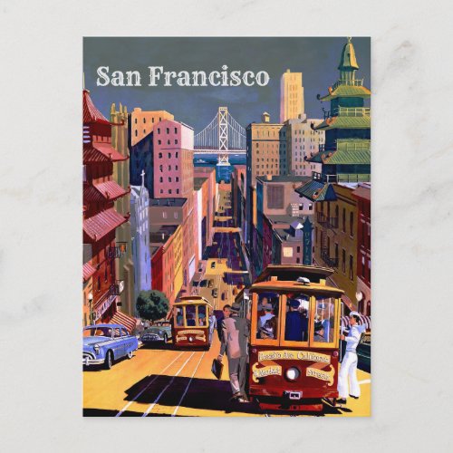 Vintage travel postcard _ San Francisco California
