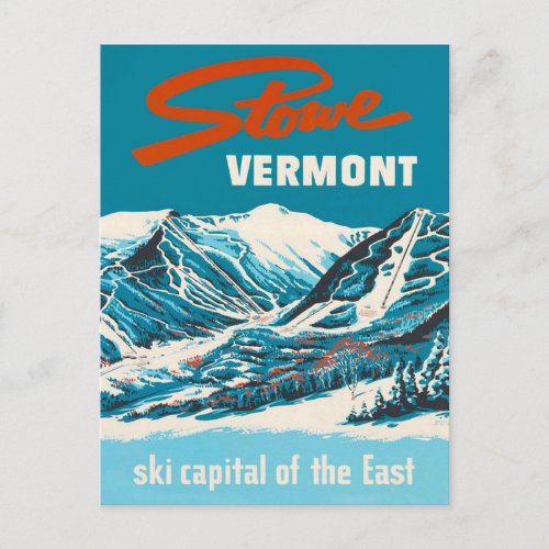 Vintage Travel Postcard _ Stowe Vermont