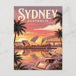 Vintage Travel Postcard | Sydney Australia