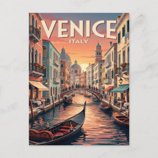 Vintage Travel Postcard | Venice Italy