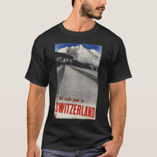 Vintage Travel Poster Ad Retro Prints T-Shirt