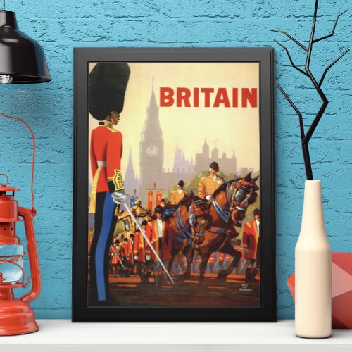 Vintage Travel Poster British Royal Guard Poster