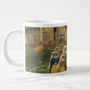 Vintage Travel Poster For Abruzzo, Italy. Giant Coffee Mug