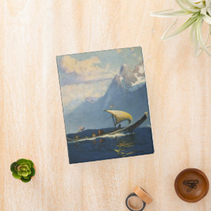 Vintage Travel Poster For Alaska Northern Pacific Mini Binder