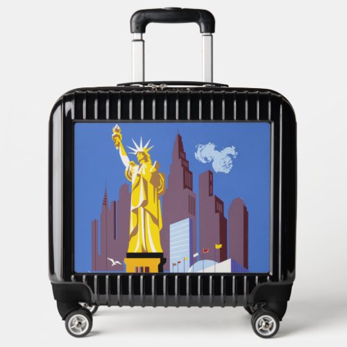 Vintage Travel Poster For Allegheny Airlines Luggage