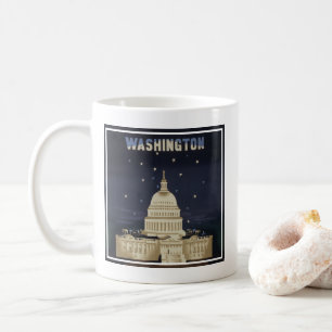 Vintage Travel Poster For American Airlines Coffee Mug