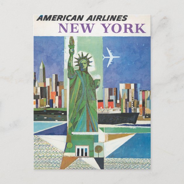 Vintage Travel Poster For American Airlines Magnet | Zazzle - View #4