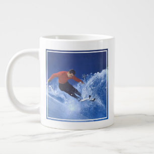 Vintage Travel Poster For Aspen, Colorado Giant Coffee Mug