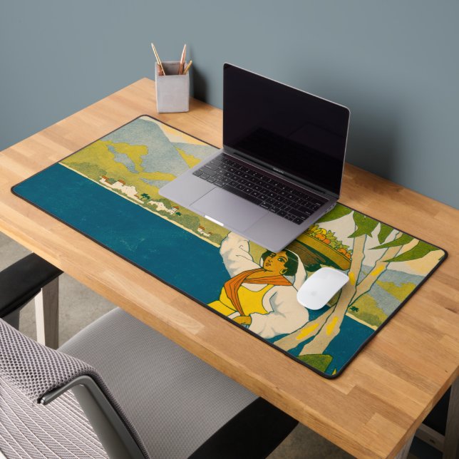 Vintage Travel Poster For Jamaica Desk Mat (Office 2)