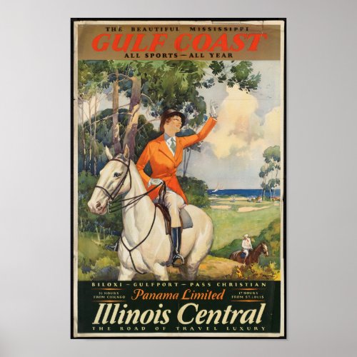 Vintage Travel Poster for Mississippi