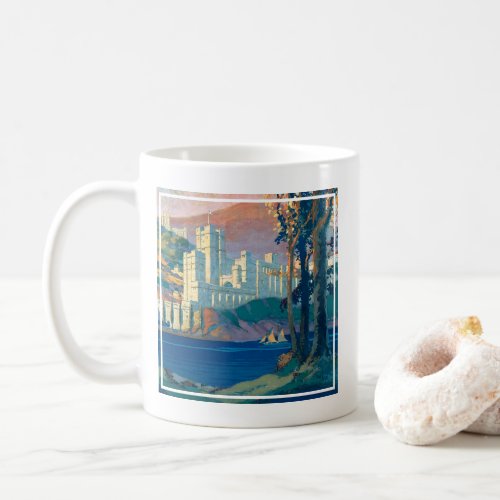 Vintage Travel Poster For New York Central Lines Coffee Mug