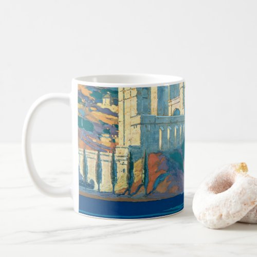 Vintage Travel Poster For New York Central Lines Coffee Mug