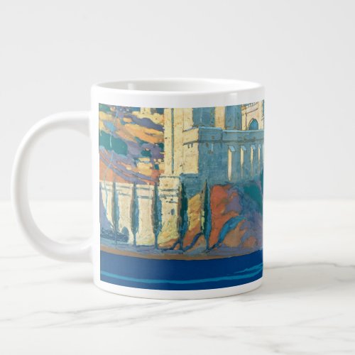 Vintage Travel Poster For New York Central Lines Giant Coffee Mug