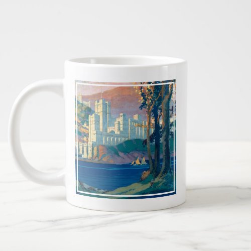 Vintage Travel Poster For New York Central Lines Giant Coffee Mug