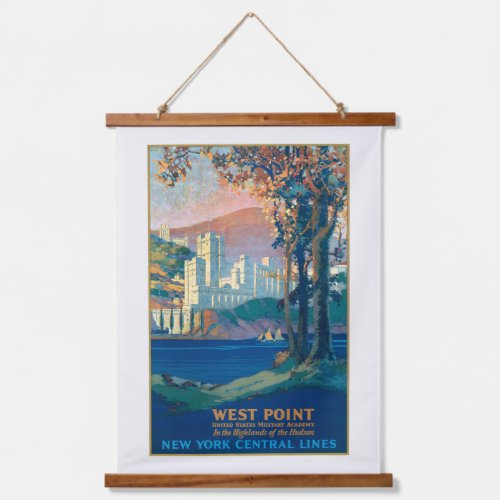 Vintage Travel Poster For New York Central Lines Hanging Tapestry